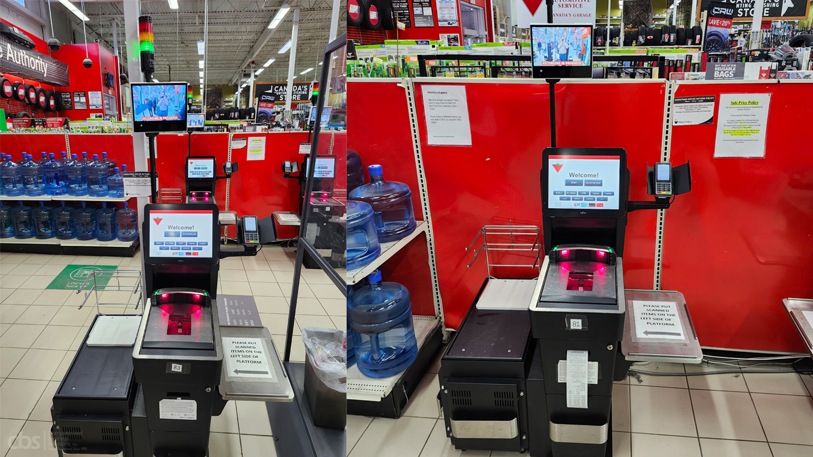 Self Checkout CCTV